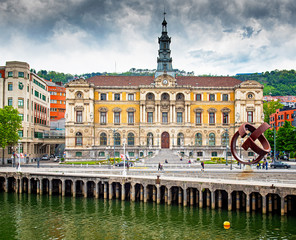 Old town of Bilbao, Spain
