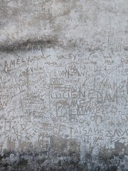 ecriture mur