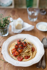 Pasta Spaghetti with Roasted Tomatoes