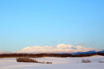 北海道　十勝岳連峰	