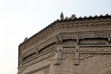 Obraz premium Chinese Traditional Brick Carving Art