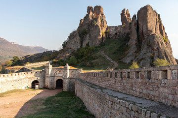 Fototapeta na wymiar Ruins of Medieval Belogradchik Fortress - Kaleto, Bulgaria