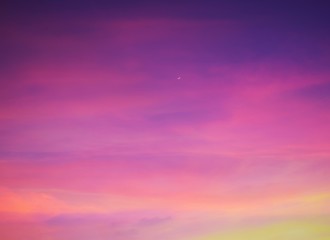 Twilight sky background with Colorful sky in twilight background