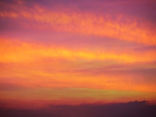 Fototapeta na wymiar Twilight sky background with Colorful sky in twilight background