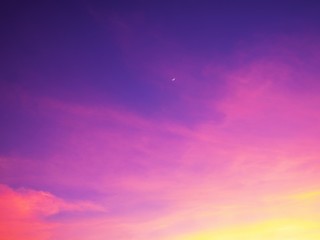 Twilight sky background with Colorful sky in twilight background