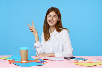 woman with cup of coffee