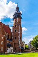 Tower of Wawel castle, Krakow, Poland.