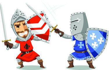 knight fighting