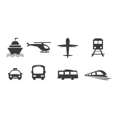 Transportation icon vector