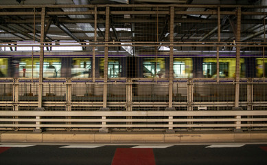 Train Transportation Commuting Bridge