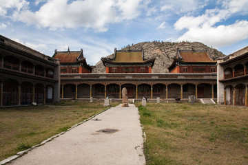 Fototapeta na wymiar Shankh Monastery temple in Mongolia