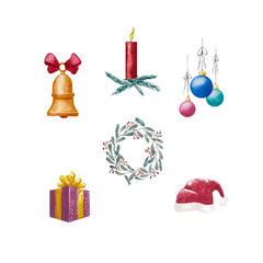 Christmas Watercolor Illustrations