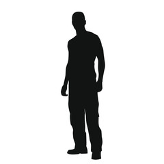 Man Posing Silhouette