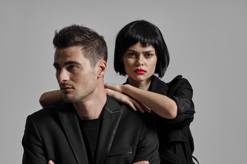 portrait of young couple