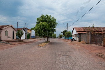 Fototapeta na wymiar small town in central brazil