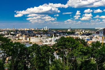 Fototapeta na wymiar Beautiful view of Kiev, Ukraine.