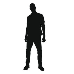 Obraz premium Man Silhouette