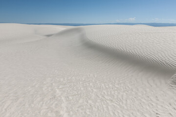 Fototapeta na wymiar White Sands, National Monument. New Mexico.