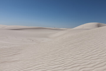 White Sands, National Monument. New Mexico.