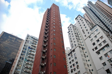 Apartment buildings in Honk Kong