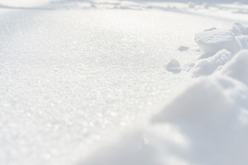 Winter background with snow. Christmas and New Year holidays background