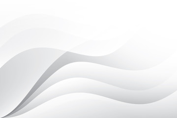 Obraz premium Abstract geometric white and gray color background. Vector, illustration. 