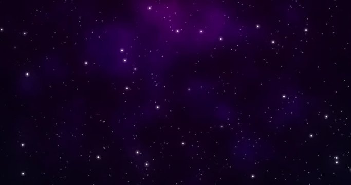 Twinkling and sparkling colourful stars. particles shine effect with blurred background. blinking dots motion with black screen animation