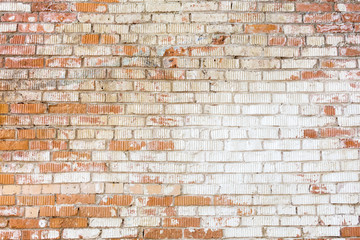 Horizontal background with old brick wall