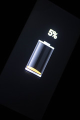 battery on five percent