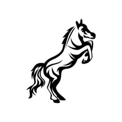 vector of Horse character design eps format