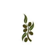 Olive logo template vector icon