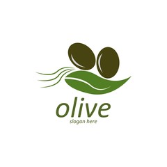 Olive logo template vector icon