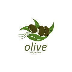 Olive logo template vector icon