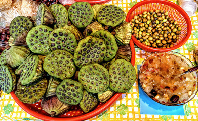 photo background of delicious Japanese food