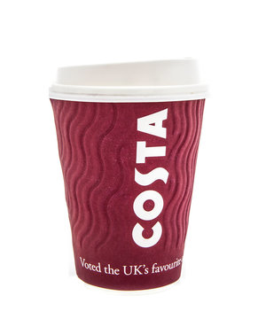 Costa Coffee take away cup Stock Photo | Adobe Stock