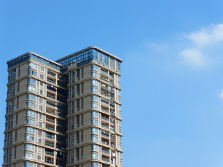 New construction of residential buildings in bao 'an old town, shenzhen, China