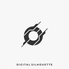 Circle Technology Illustration Vector Template