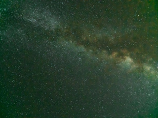 Milky way at the top of the mountain in Chiang Mai, Thailand