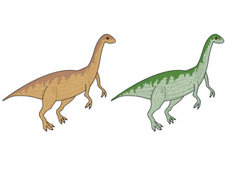 恐竜エオラプトルのイラスト