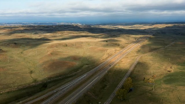 Landscape of North Dakota (drone video