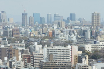 Fototapeta na wymiar 大阪市内の景色