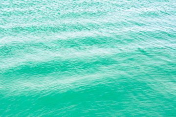 Bright Blue Tones Water Waves Surface as Background