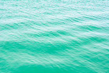 Bright Blue Tones Water Waves Surface as Background