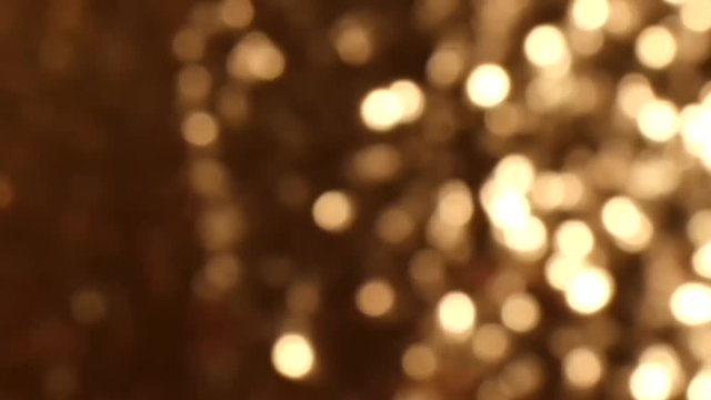 beautiful festive shiny video with shimmering gold sequins