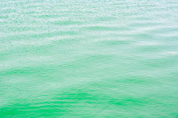 Bright green Tones Water Waves Surface as Background