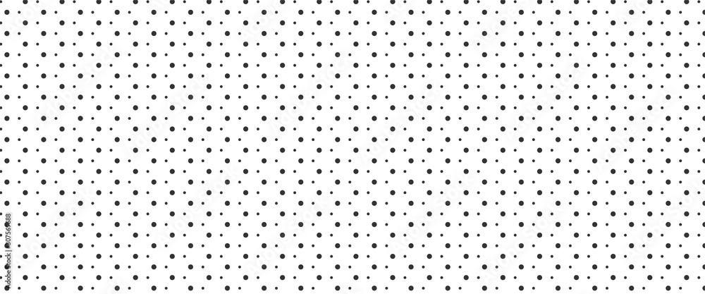 Poster simple irregular polka dot pattern background. big and small dots seamless background