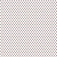 Dark red seamless polka dot pattern - obrazy, fototapety, plakaty
