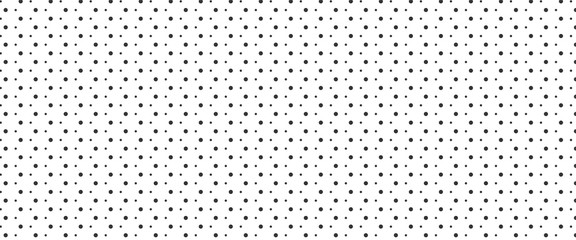 Simple irregular polka dot pattern background. Big and small dots seamless background  © Marina