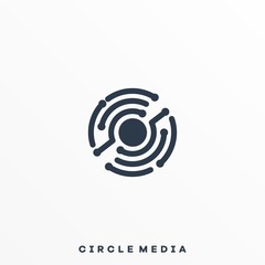 Abstract Circle Illustration Vector Template