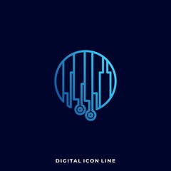 Abstract Circle Illustration Vector Template